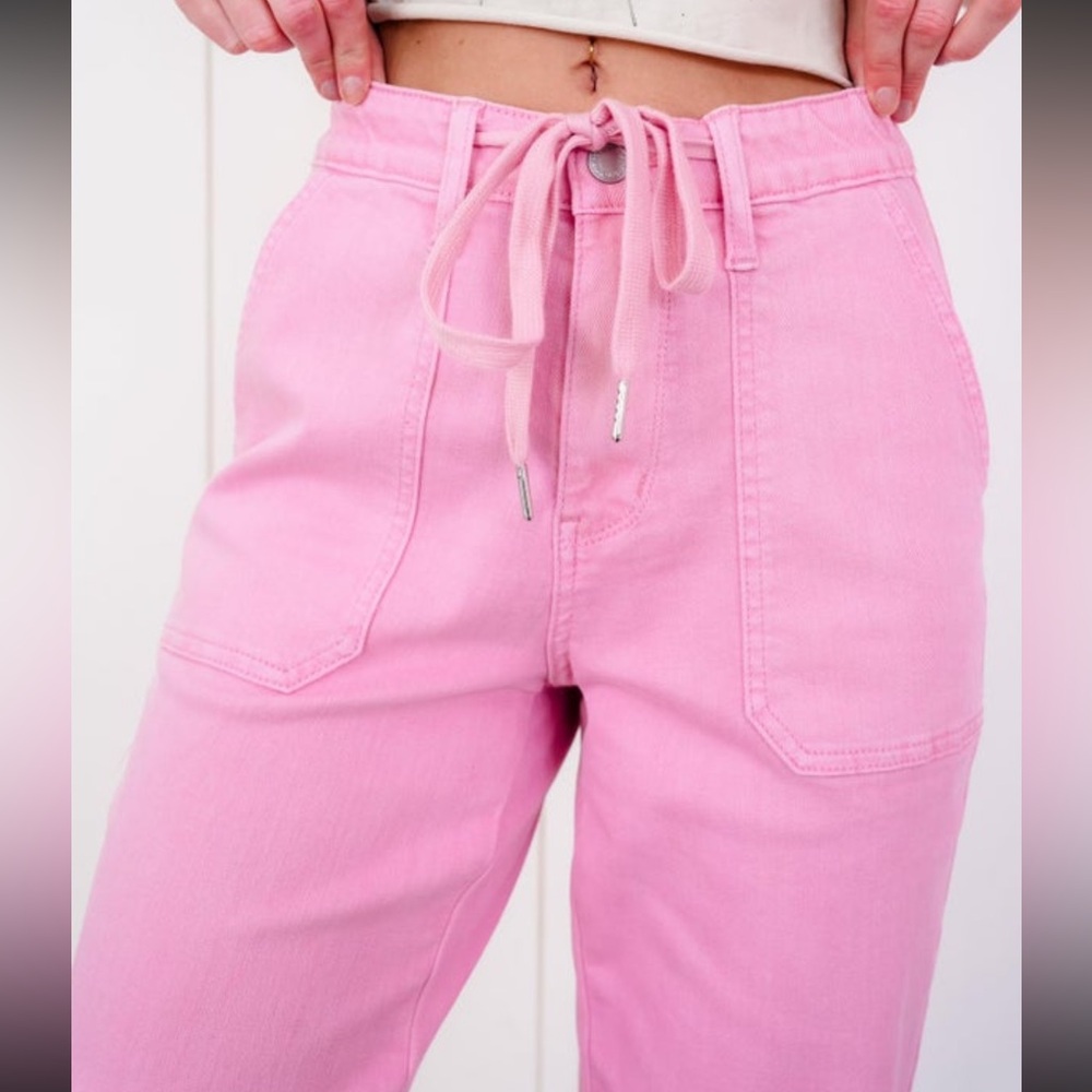 Judy blue pink jean joggers 16W - Picture 7 of 11
